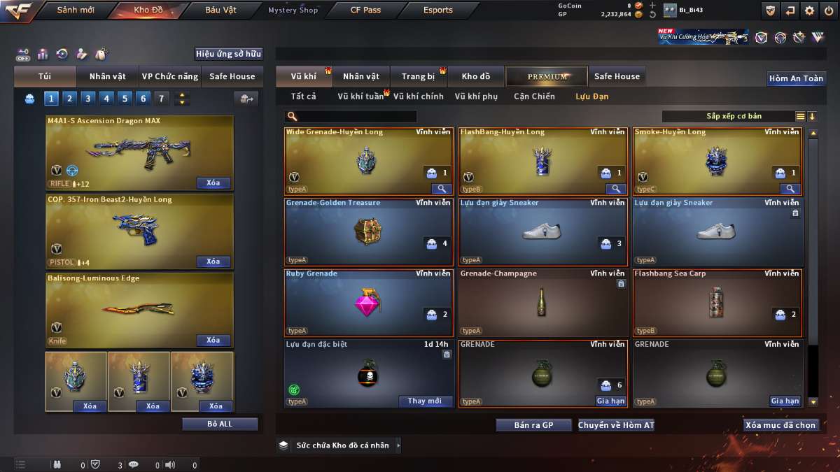 shop acc cf uy tin gia re